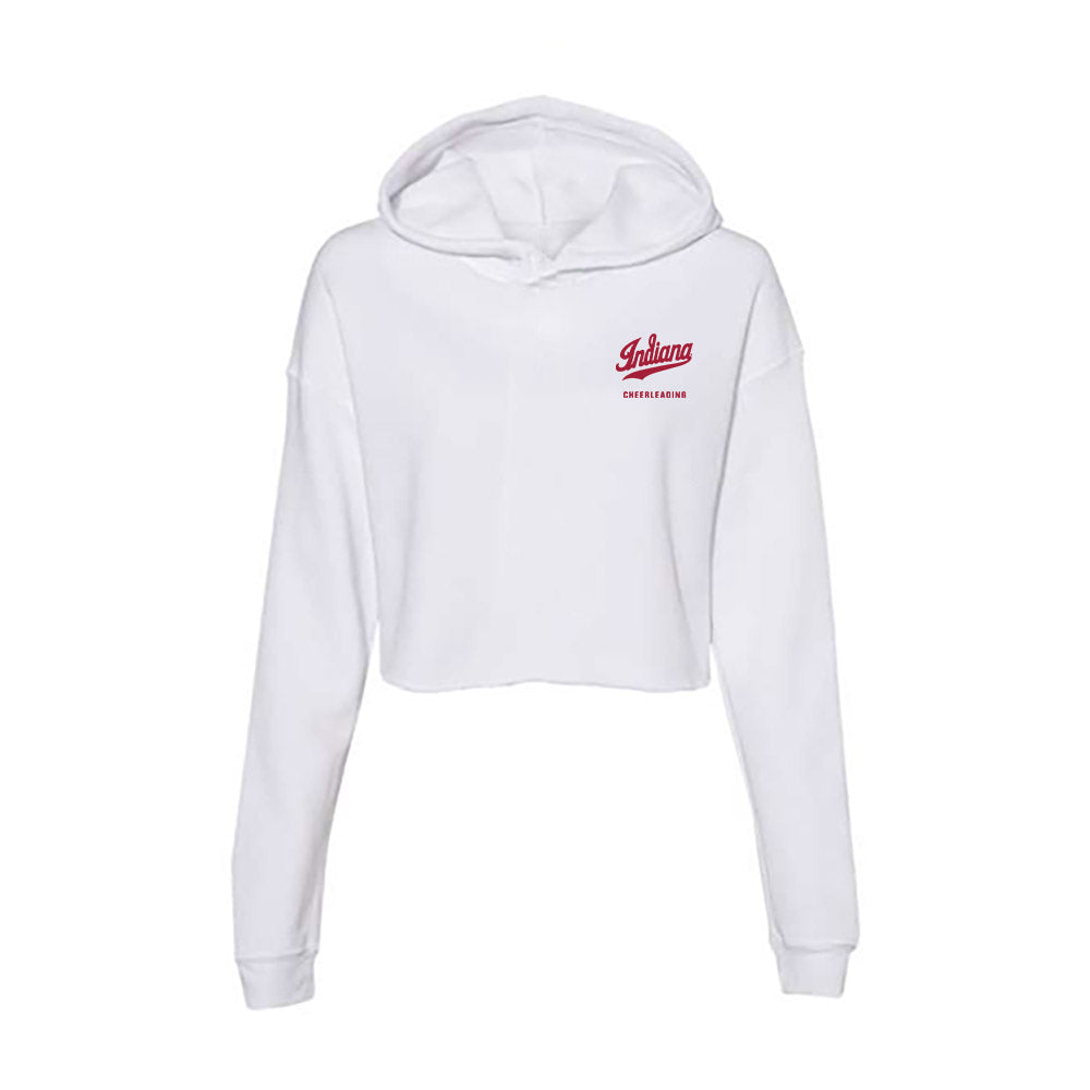 Indiana - NCAA Cheerleading : Adalynn Lyon - Women's Crop Fleece Hoodie-0