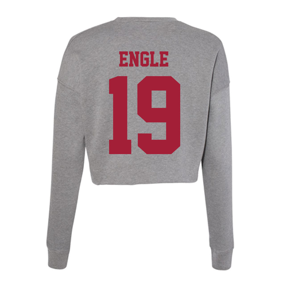 Indiana - NCAA Softball : Maddie Engle - Classic Shersey Women's Cropped Crew Fleece-1