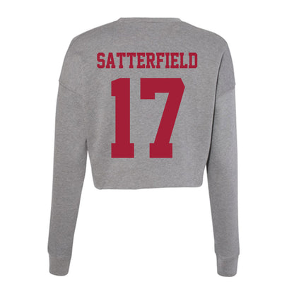 Indiana - NCAA Women's Soccer : Blair Satterfield - Classic Shersey Women's Cropped Crew Fleece-1