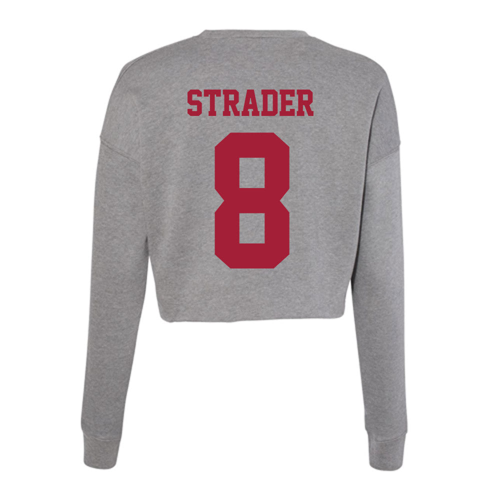 Indiana - NCAA Softball : Madalyn Strader - Classic Shersey Women's Cropped Crew Fleece-1