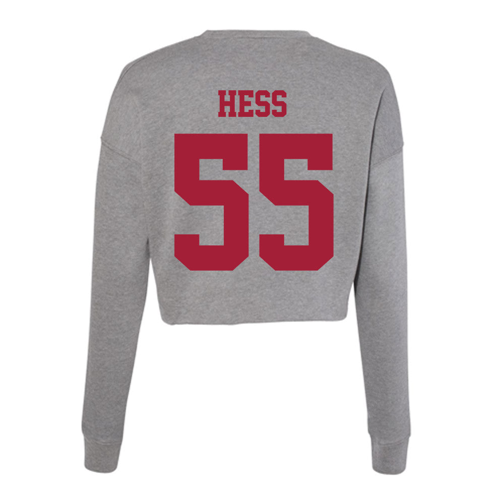 Indiana - NCAA Softball : Taylor Hess - Classic Shersey Women's Cropped Crew Fleece-1