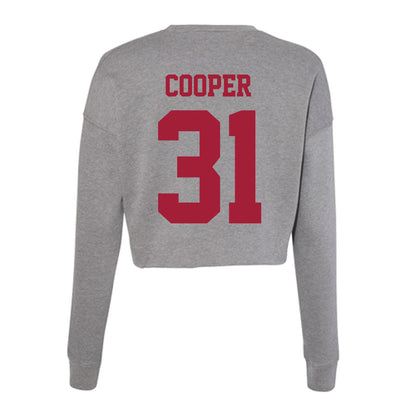 Indiana - NCAA Softball : Alexandra Cooper - Classic Shersey Women's Cropped Crew Fleece-1