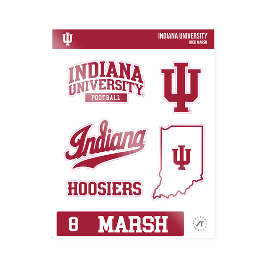 Indiana - NCAA Football : Nick Marsh - Sticker Sheet-0