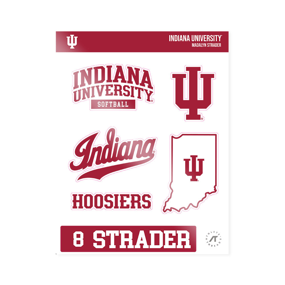 Indiana - NCAA Softball : Madalyn Strader - Sticker Sheet-0