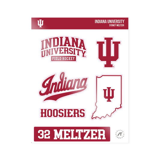 Indiana - NCAA Women's Field Hockey : Sydney Meltzer - Sticker Sheet-0