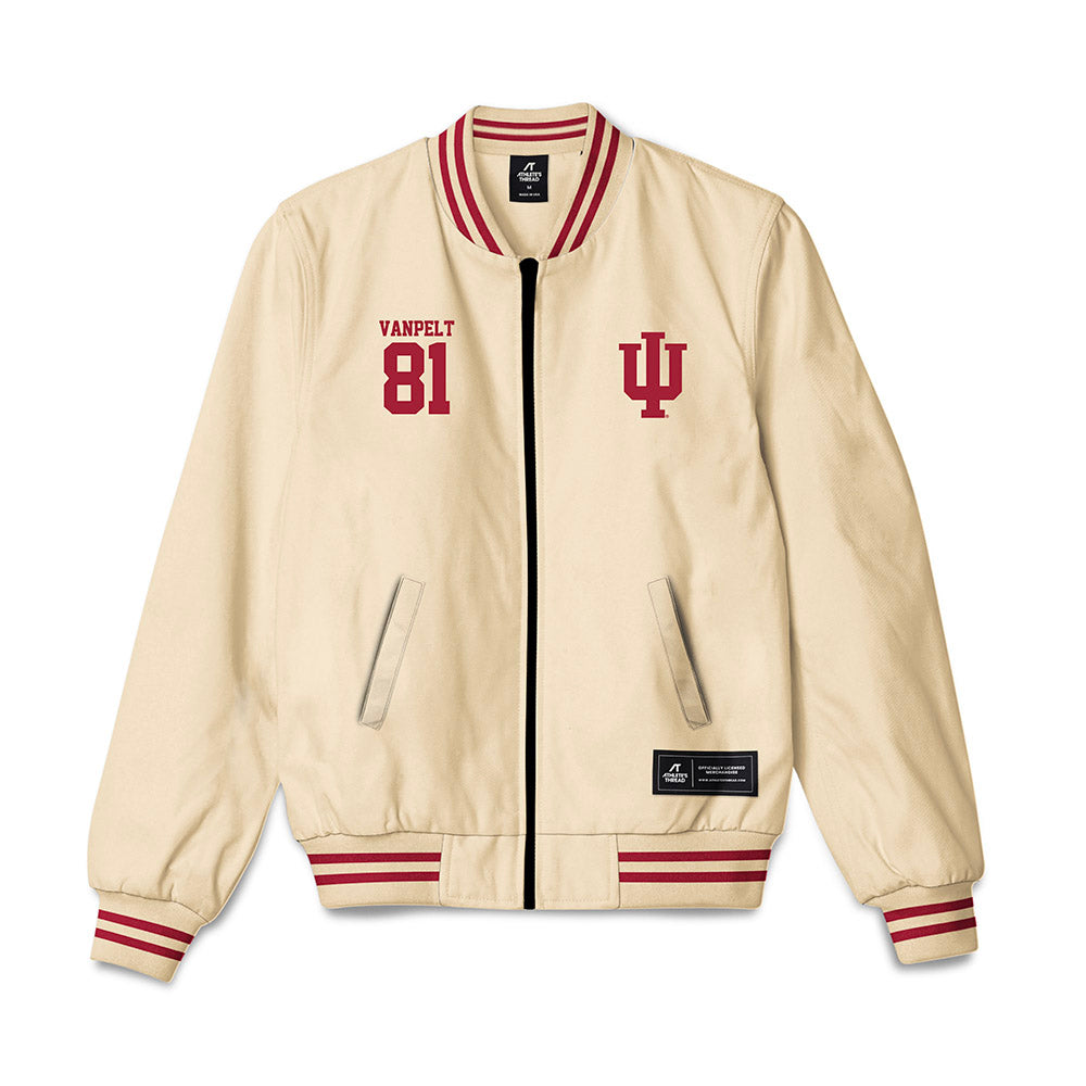 Indiana - NCAA Football : Jaidon Vanpelt - Bomber Jacket-0