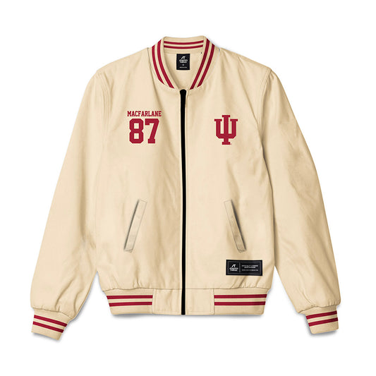 Indiana - NCAA Football : Pj Macfarlane - Bomber Jacket-0