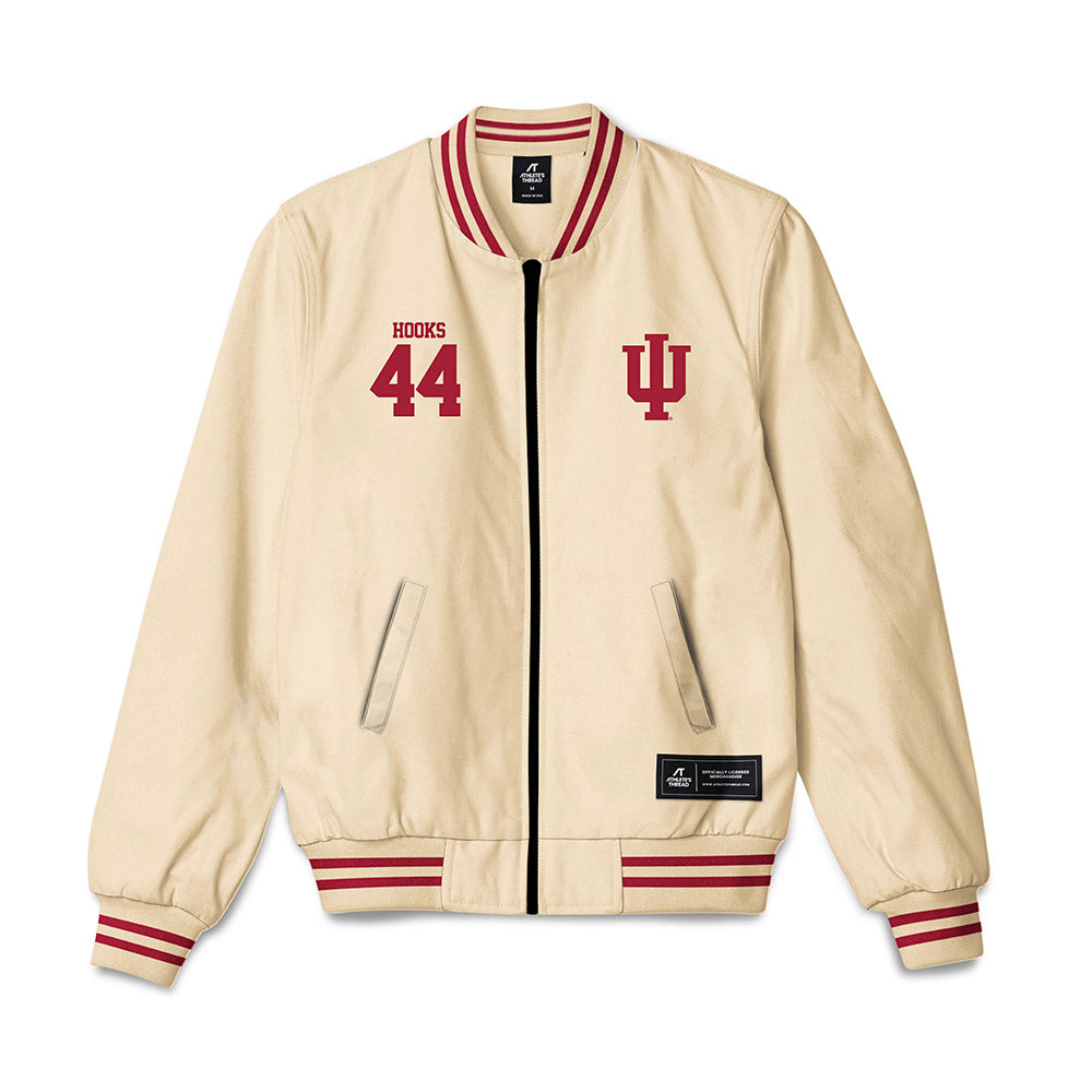 Indiana - NCAA Softball : Aubree Hooks - Bomber Jacket-0