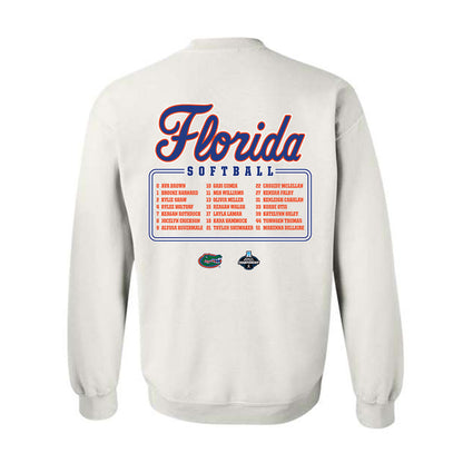 Florida - NCAA Softball : - NCAA® Roster Crewneck Sweatshirt-1