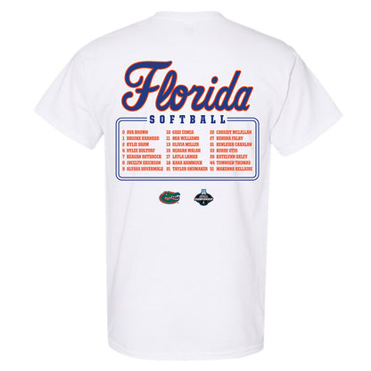 Florida - NCAA Softball : - NCAA® Roster T-Shirt-1