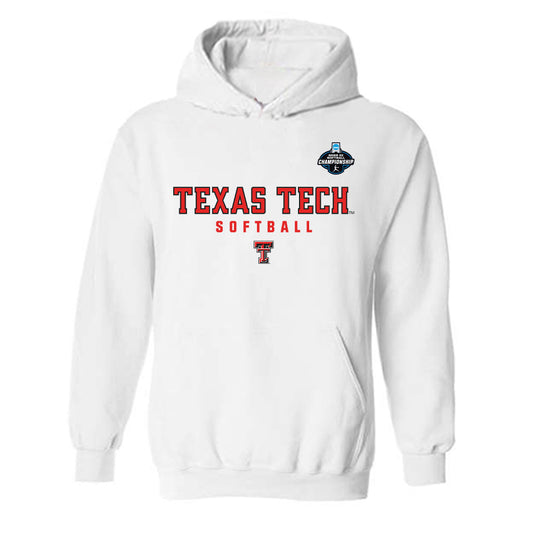 Texas Tech - NCAA Softball : Becky Dobbs - NCAA® Replica Shersey Hooded Sweatshirt-0