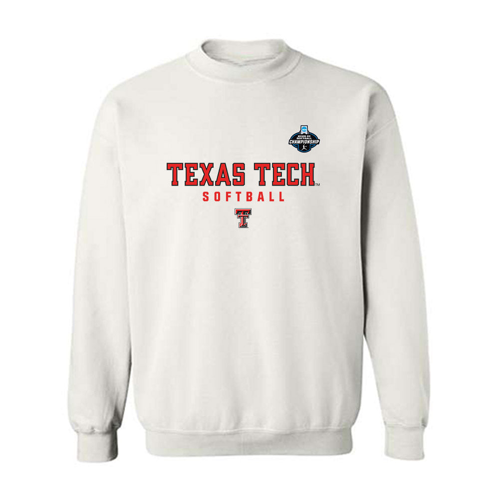 Texas Tech - NCAA Softball : Becky Dobbs - NCAA® Replica Shersey Crewneck Sweatshirt-0