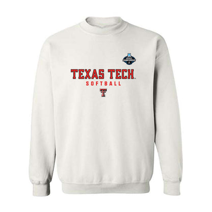 Texas Tech - NCAA Softball : Becky Dobbs - NCAA® Replica Shersey Crewneck Sweatshirt-0