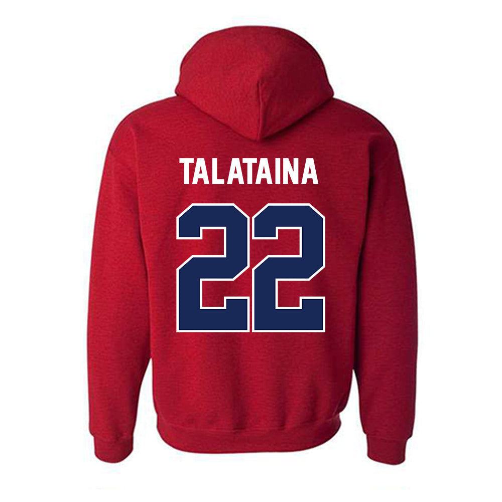 Arizona - NCAA Softball : Sinalei Talataina - NCAA® Replica Shersey Hooded Sweatshirt-1