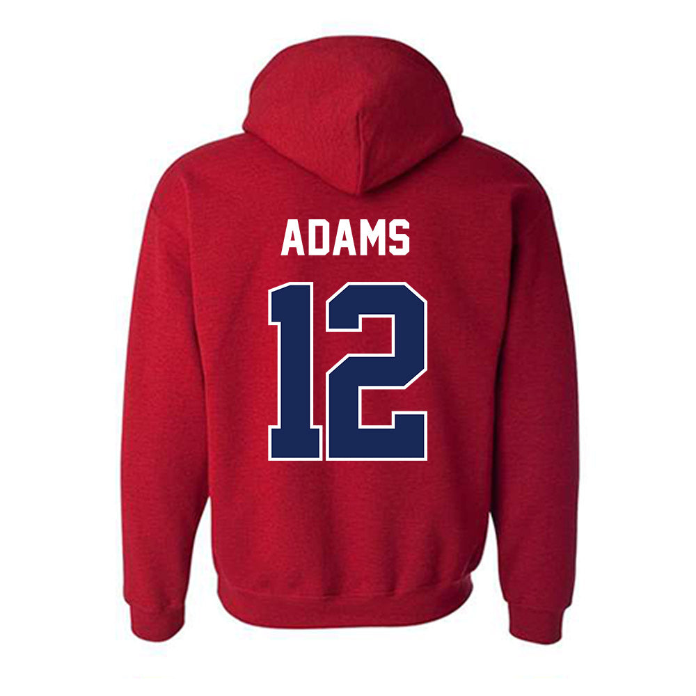 Arizona - NCAA Softball : Jalen Adams - NCAA® Replica Shersey Hooded Sweatshirt-1