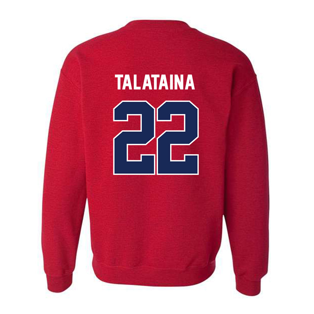 Arizona - NCAA Softball : Sinalei Talataina - NCAA® Replica Shersey Crewneck Sweatshirt-1
