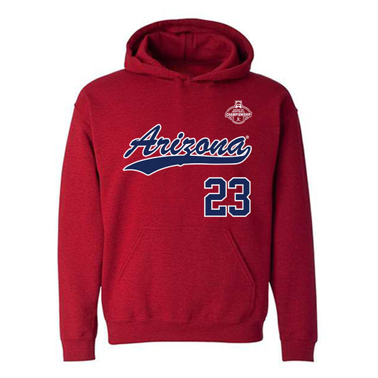 Arizona - NCAA Softball : Shyanne Duke - NCAA® Replica Shersey Hooded Sweatshirt-0