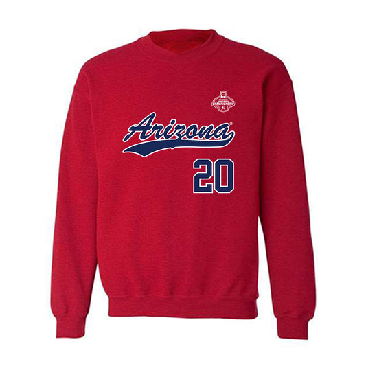 Arizona - NCAA Softball : Tele Jennings - NCAA® Replica Shersey Crewneck Sweatshirt-0
