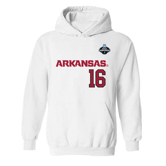 Arkansas - NCAA Softball : Ramsey Walker - Replica Shersey Hooded Sweatshirt-0