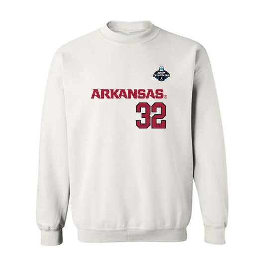 Arkansas - NCAA Softball : Saylor Timmerman - NCAA® Replica Shersey Crewneck Sweatshirt-0
