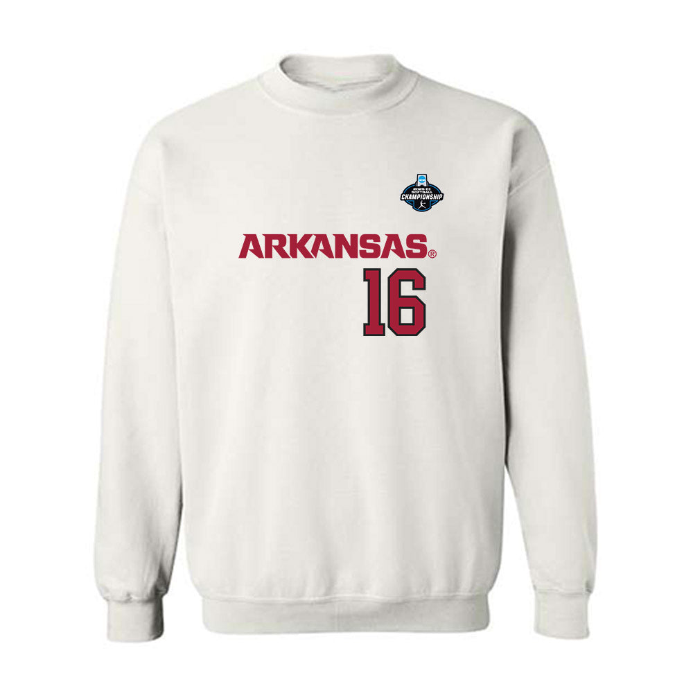 Arkansas - NCAA Softball : Ramsey Walker - NCAA® Replica Shersey Crewneck Sweatshirt-0