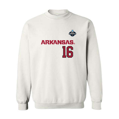 Arkansas - NCAA Softball : Ramsey Walker - NCAA® Replica Shersey Crewneck Sweatshirt-0