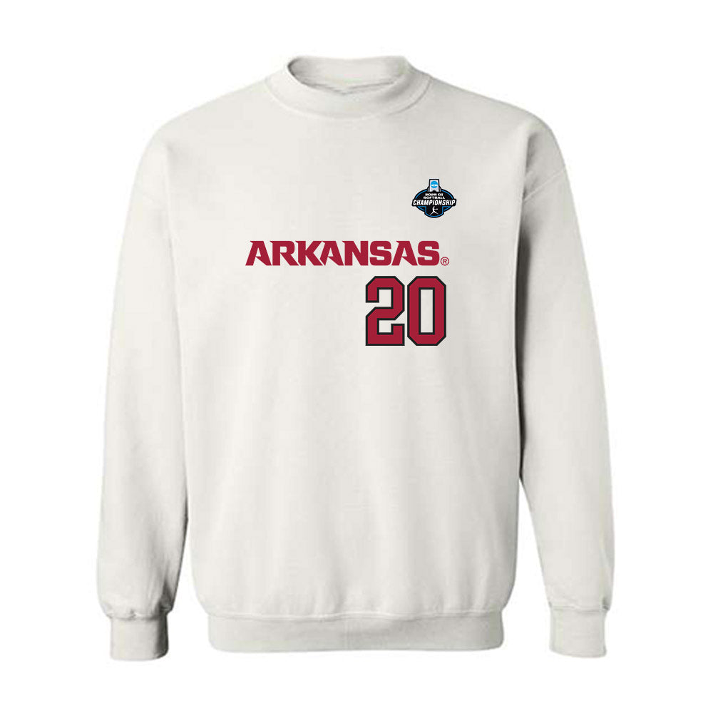 Arkansas - NCAA Softball : Tianna Bell - NCAA® Replica Shersey Crewneck Sweatshirt-0