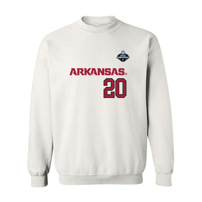 Arkansas - NCAA Softball : Tianna Bell - NCAA® Replica Shersey Crewneck Sweatshirt-0