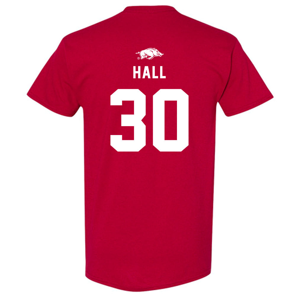 Arkansas - NCAA Softball : Khamari Hall - NCAA® Replica Shersey T-Shirt-1