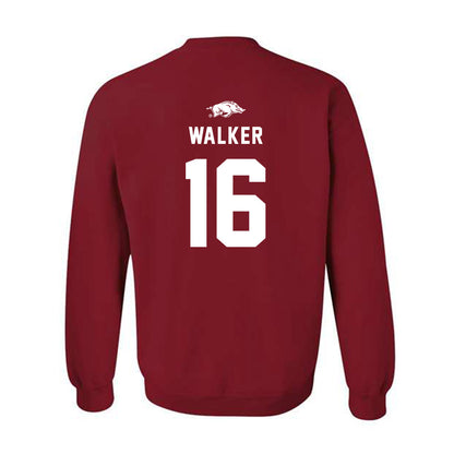 Arkansas - NCAA Softball : Ramsey Walker - NCAA® Replica Shersey Crewneck Sweatshirt-1