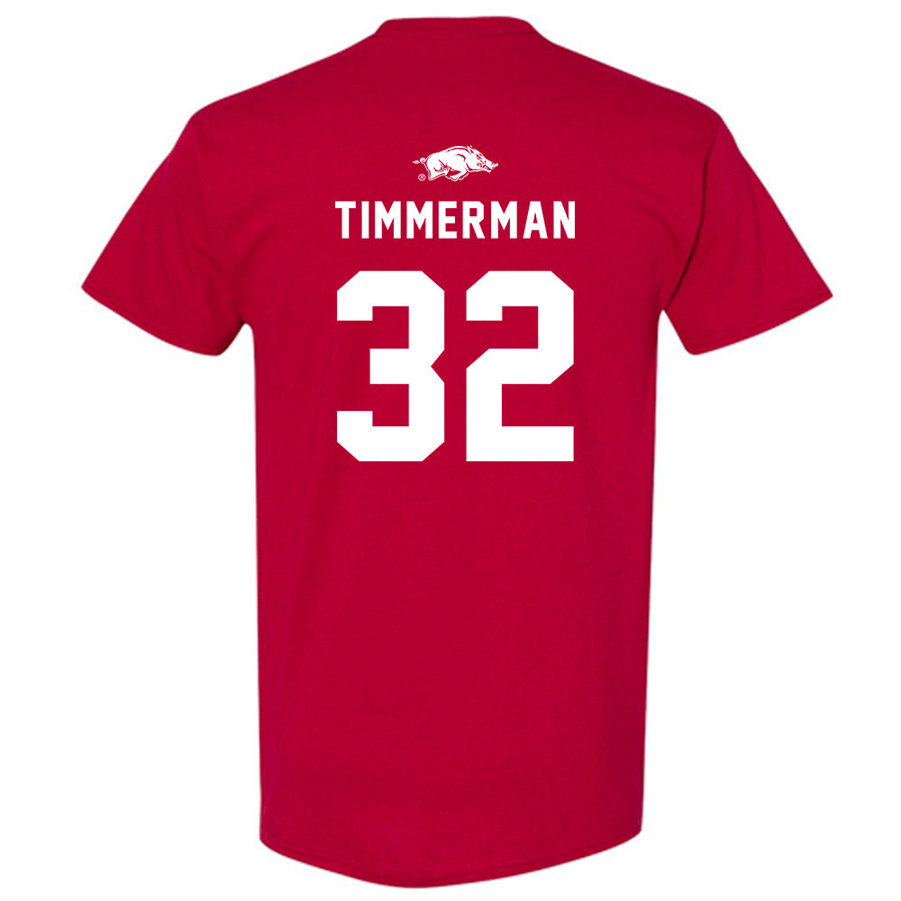 Arkansas - NCAA Softball : Saylor Timmerman - NCAA® Replica Shersey T-Shirt-1