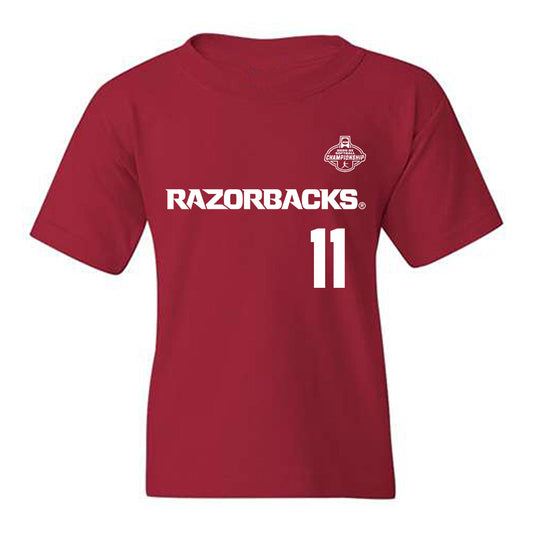 Arkansas - NCAA Softball : Robyn Herron - Replica Shersey Youth T-Shirt-0