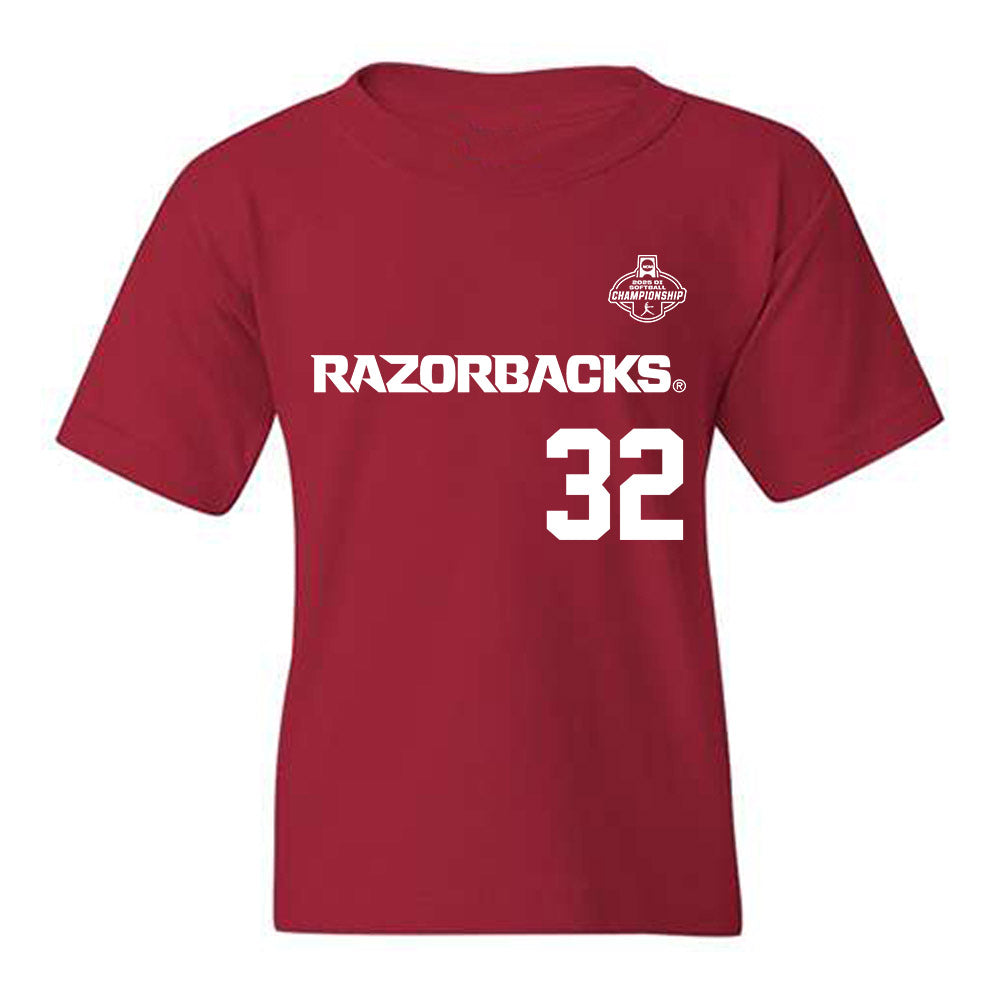 Arkansas - NCAA Softball : Saylor Timmerman - NCAA® Replica Shersey Youth T-Shirt-0