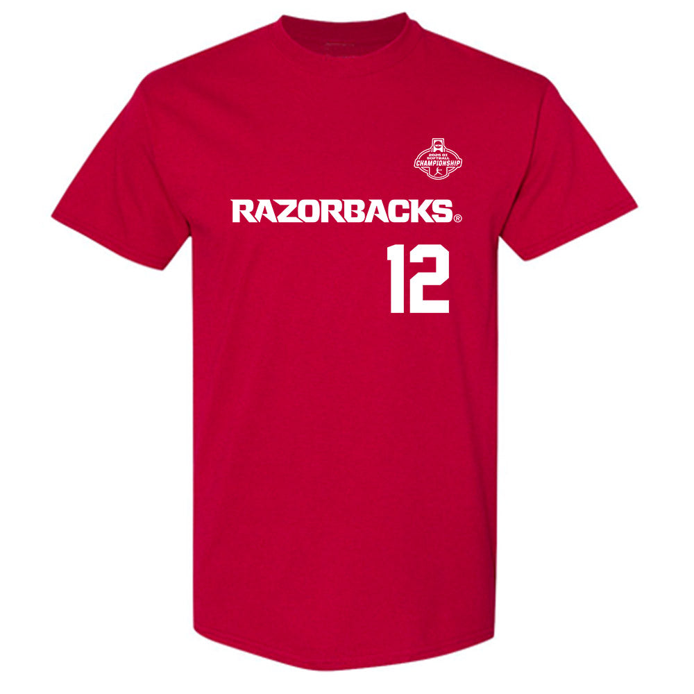 Arkansas - NCAA Softball : Payton Burnham - Replica Shersey T-Shirt-0