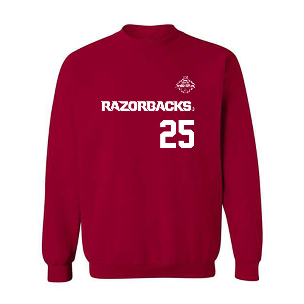 Arkansas - NCAA Softball : Cameryn Harrison - Replica Shersey Crewneck Sweatshirt-0