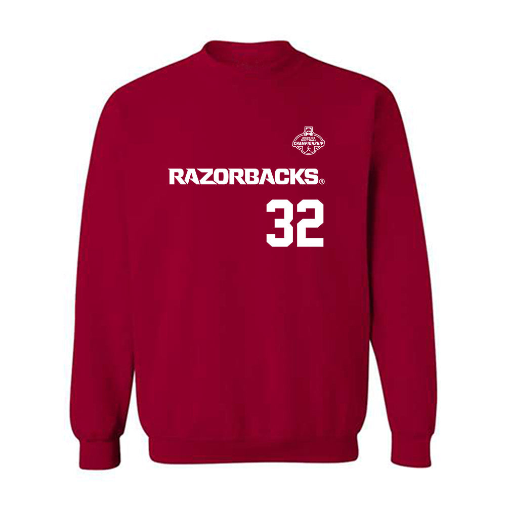 Arkansas - NCAA Softball : Saylor Timmerman - NCAA® Replica Shersey Crewneck Sweatshirt-0