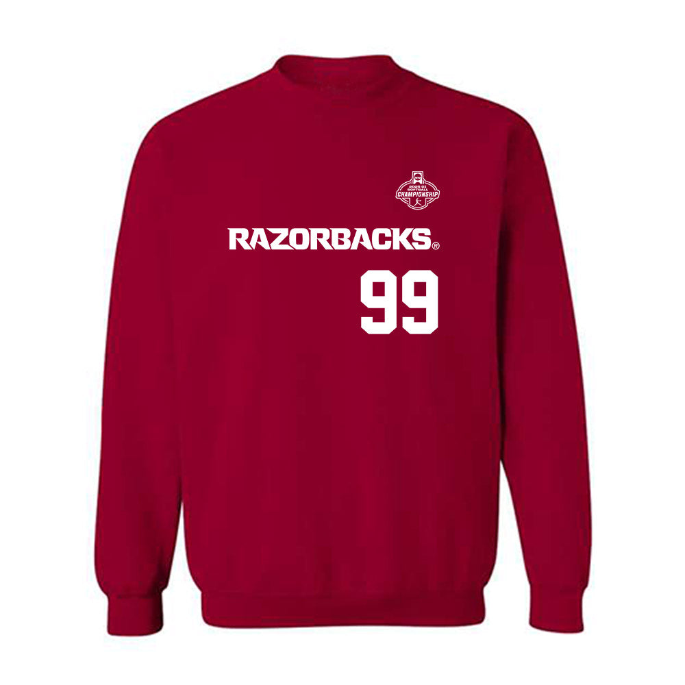 Arkansas - NCAA Softball : Lexi King - Replica Shersey Crewneck Sweatshirt-0