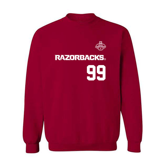 Arkansas - NCAA Softball : Lexi King - Replica Shersey Crewneck Sweatshirt-0