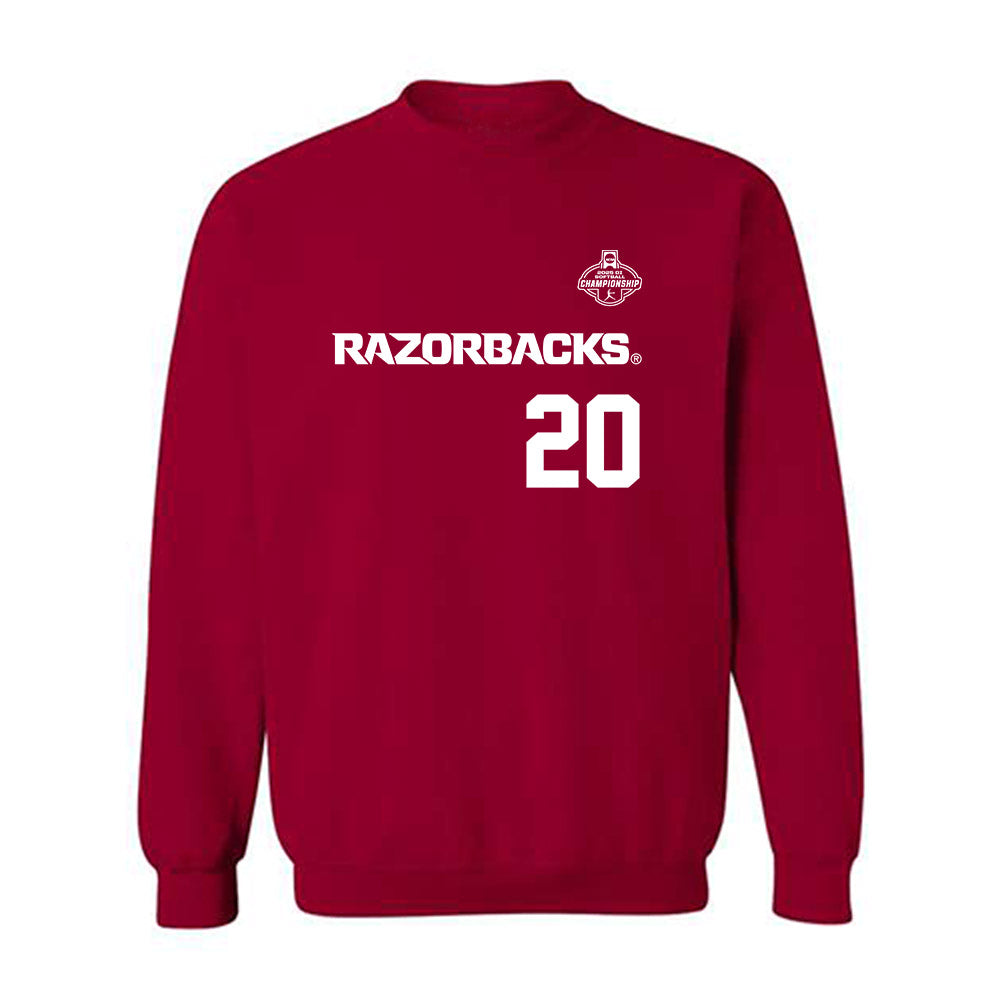 Arkansas - NCAA Softball : Tianna Bell - NCAA® Replica Shersey Crewneck Sweatshirt-0