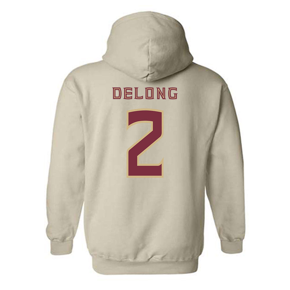 FSU - NCAA Softball : Addie DeLong - Replica Shersey Hooded Sweatshirt-1