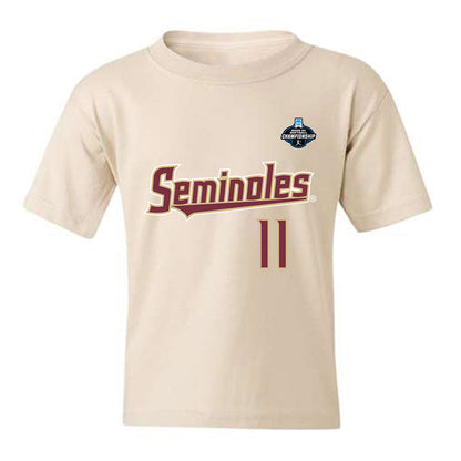 FSU - NCAA Softball : Ashtyn Danley - Replica Shersey Youth T-Shirt-0