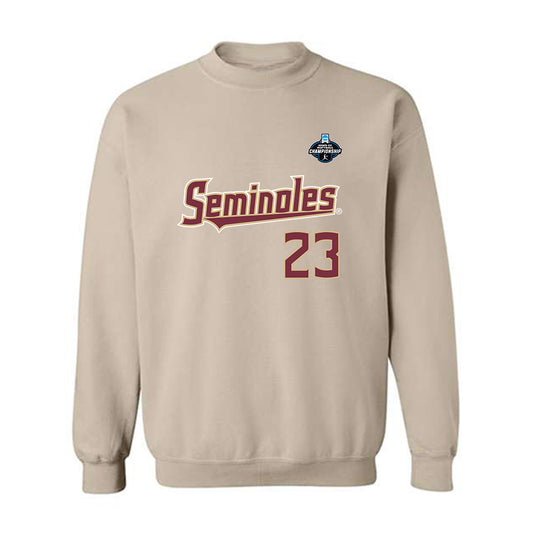 FSU - NCAA Softball : Kennedy Harp - Replica Shersey Crewneck Sweatshirt-0