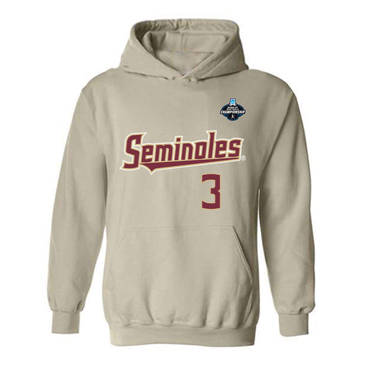 FSU - NCAA Softball : Isabella Torres - Replica Shersey Hooded Sweatshirt-0