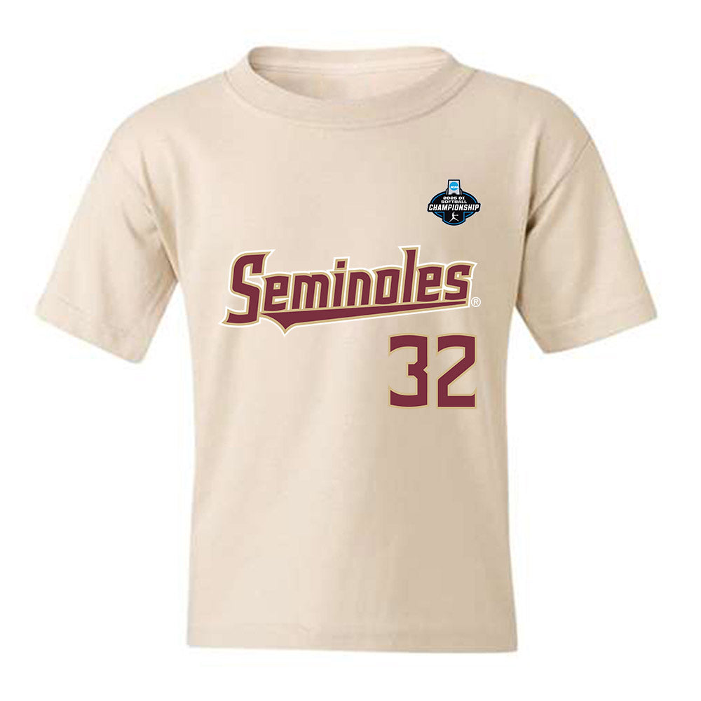 FSU - NCAA Softball : Jazzy Francik - Replica Shersey Youth T-Shirt-0