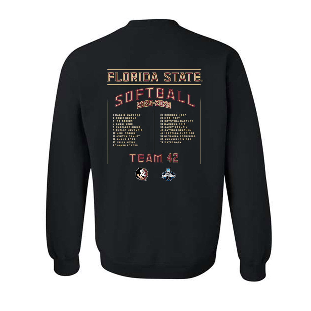 FSU - NCAA Softball : - Crewneck Sweatshirt-1