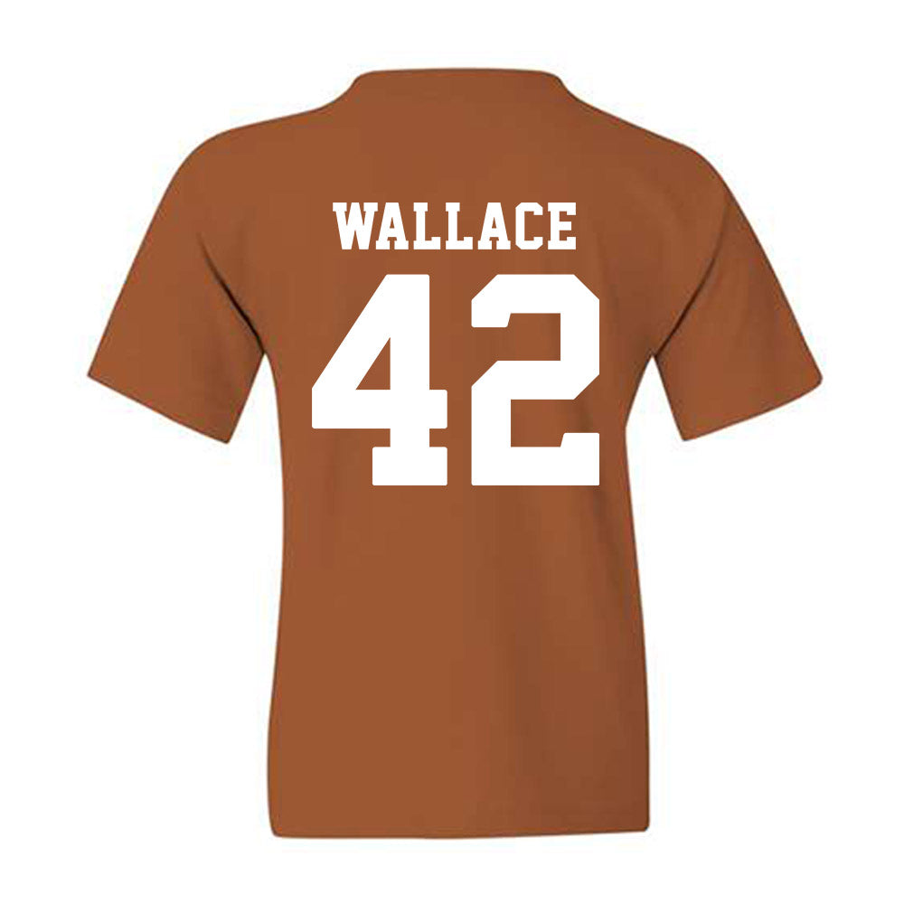 Texas - NCAA Softball : Anne Wallace - NCAA® Replica Shersey Youth T-Shirt-1