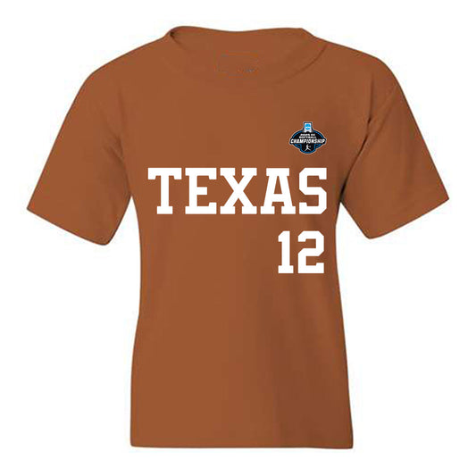 Texas - NCAA Softball : Victoria Hunter - Replica Shersey Youth T-Shirt-0