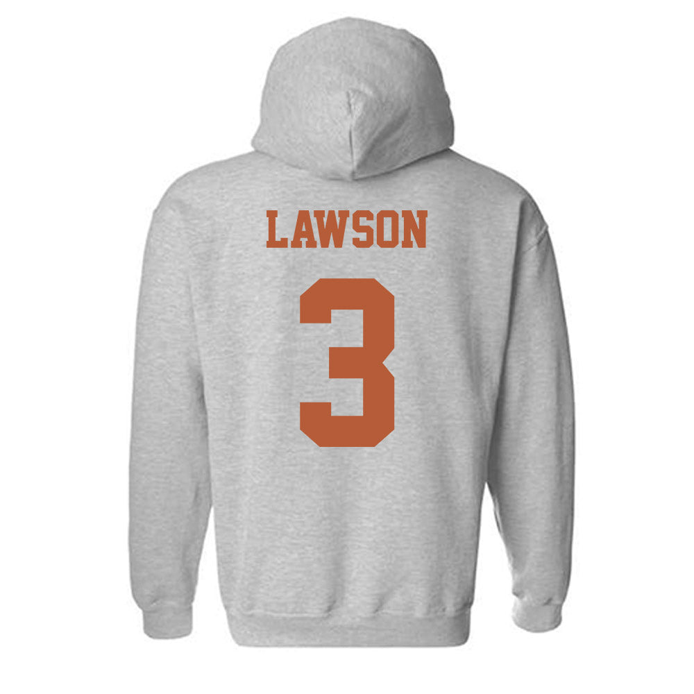 Texas - NCAA Softball : MaTaia Lawson - NCAA® Replica Shersey Hooded Sweatshirt-1