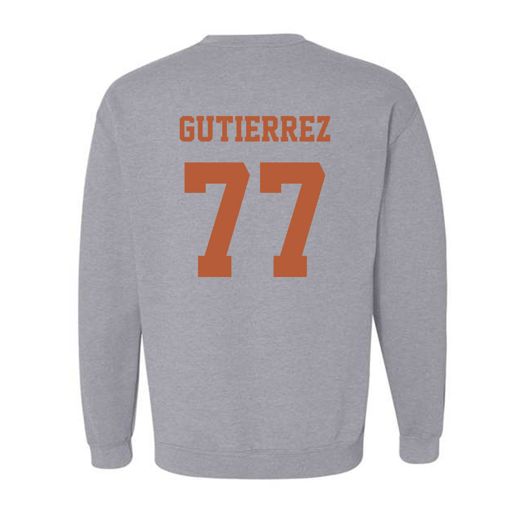 Texas - NCAA Softball : Citlaly Gutierrez - Replica Shersey Crewneck Sweatshirt-1