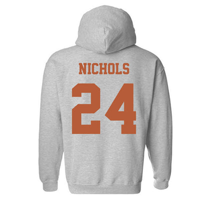 Texas - NCAA Softball : Jaycie Nichols - NCAA® Replica Shersey Hooded Sweatshirt-1